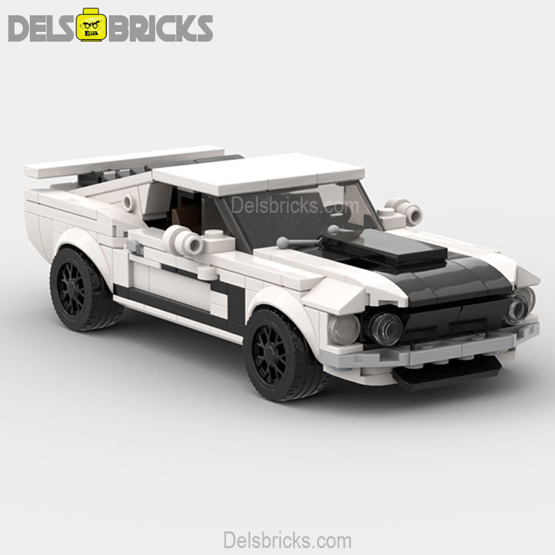 Mustang Boss 302 (Classic Muscle Cars) - Custom Building Blocks Mini Figures Compatible with LEGO