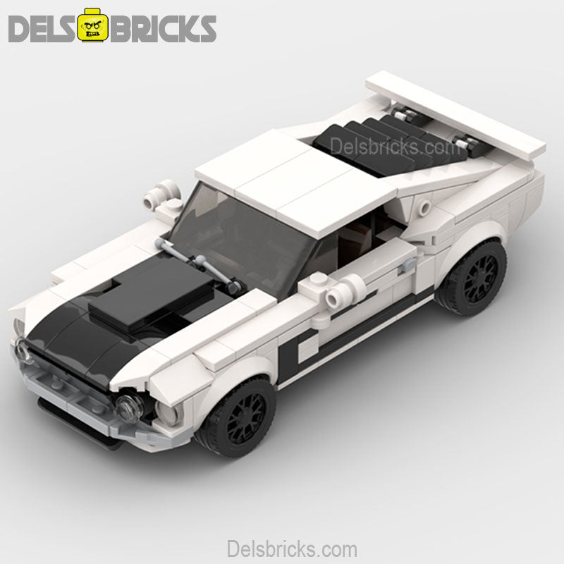 Mustang Boss 302 (Classic Muscle Cars) - Custom Building Blocks Mini Figures Compatible with LEGO