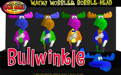 Wacky Wobbler: Bullwinkle (240 PCS) Exclusive