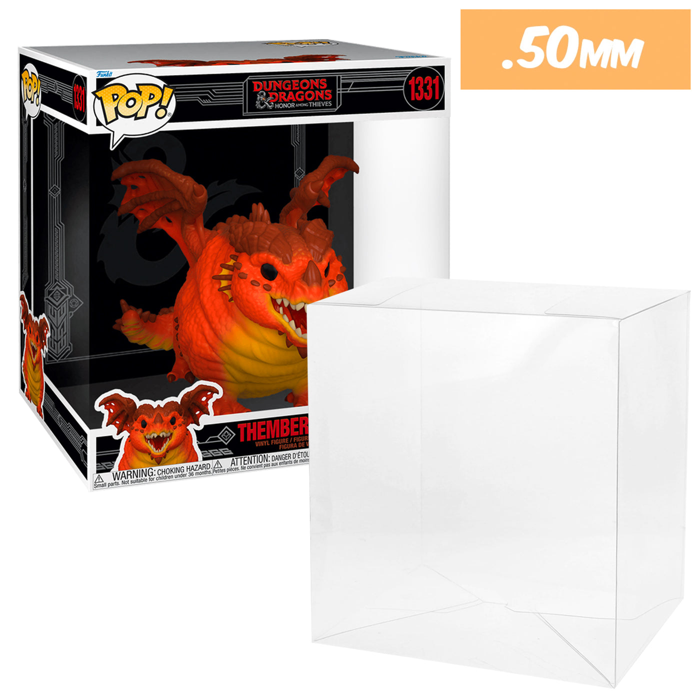 10 inch wide new size themberchaud best funko pop protectors thick strong uv scratch flat top stack vinyl display geek plastic shield vaulted eco armor fits collect protect display case kollector protector