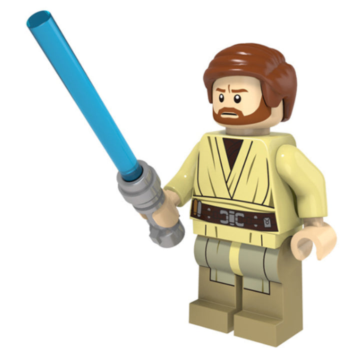 Obi Wan Kenobi (Star Wars) - Custom Building Blocks Mini Figures Compatible with LEGO