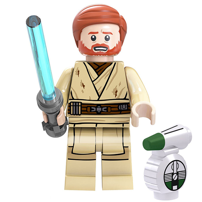 Obi Wan Kenobi (Star Wars) - Custom Building Blocks Mini Figures Compatible with LEGO