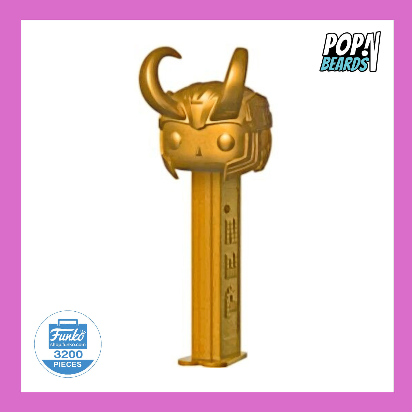 Funko POP! PEZ - Marvel, Loki (GLD) (3,200 PCS) Exclusive