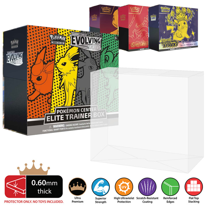 protect pokemon cards Plastic Protector for Pokemon TCG 2022 Sword & Shield Astral Radiance Darkrai ETB Elite Trainer Box