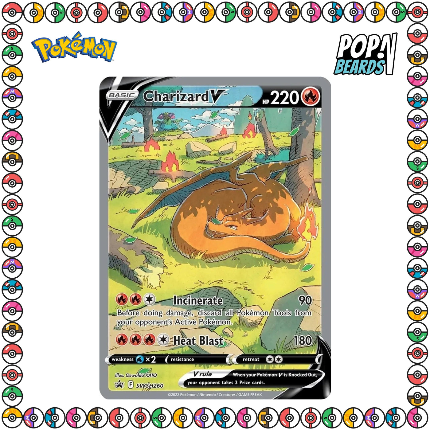 PCG: SWSH260 Charizard V (Promo) (Holo)