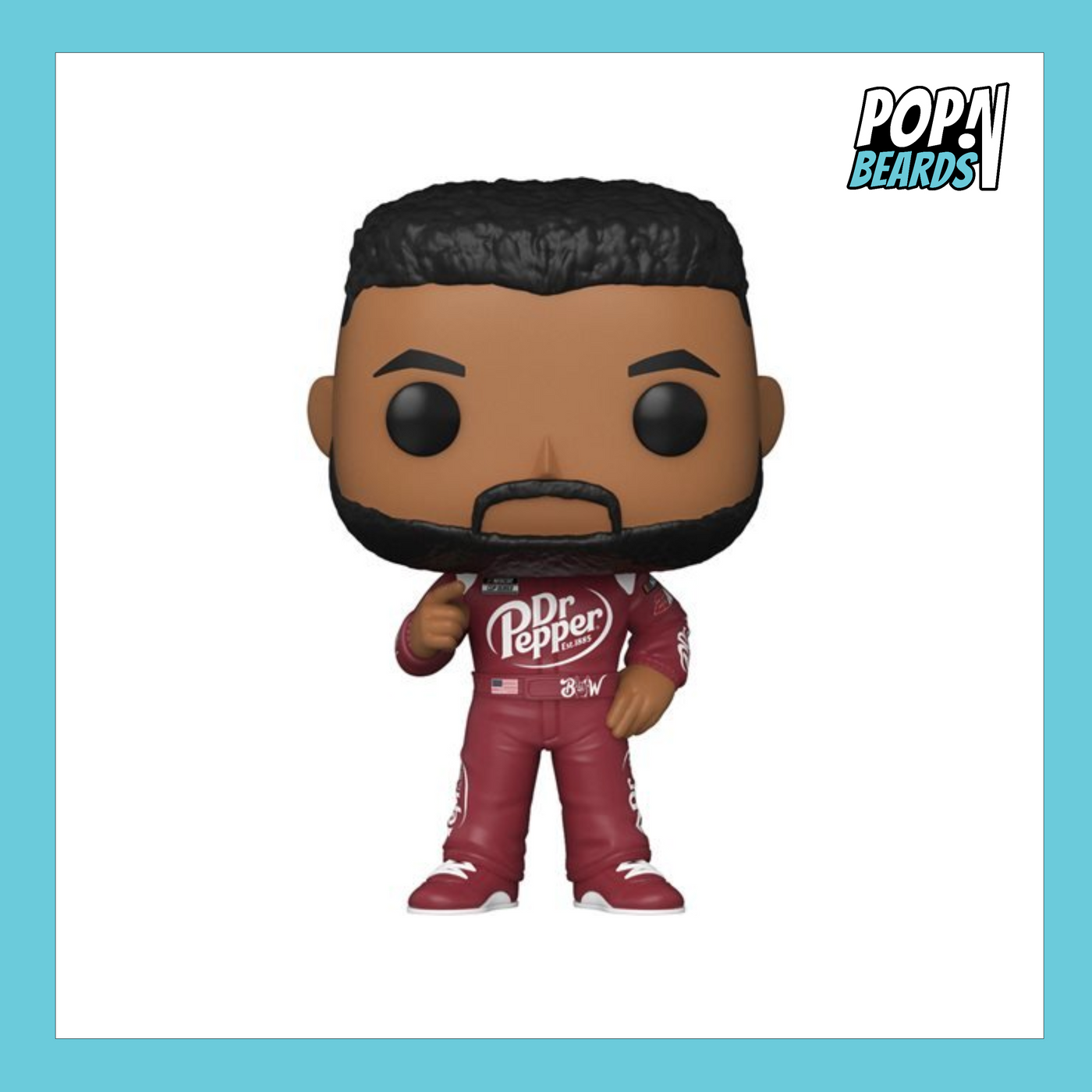 Pop! Nascar: 17 Nascar, Bubba Wallace (dr. Pepper Attire)– Display Geek 