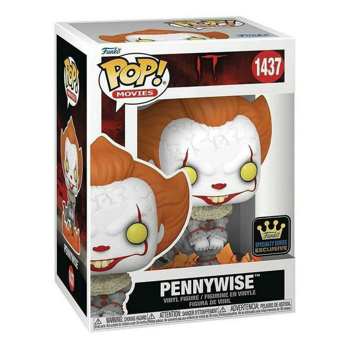 POP! Movies: 1437 IT (CH 1), Pennywise Exclusive– Display Geek,