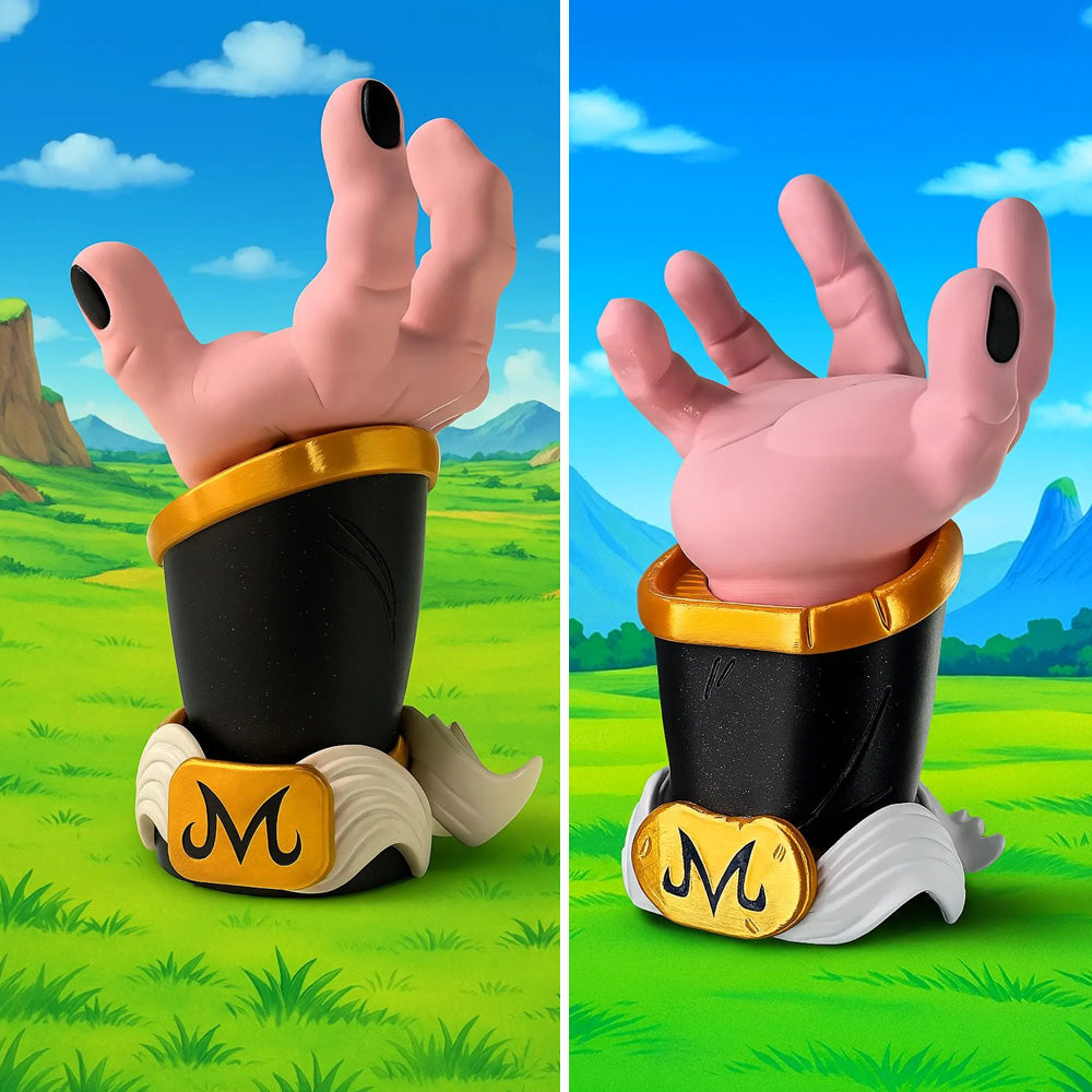 Pink Playful Villain Hand - Game Controller & Headphone Holder (3D