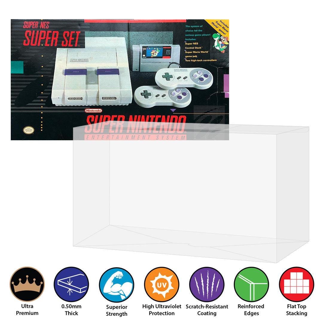 Plastic Protector for SNES Video Game Console Box (0.50mm thick, UV ...