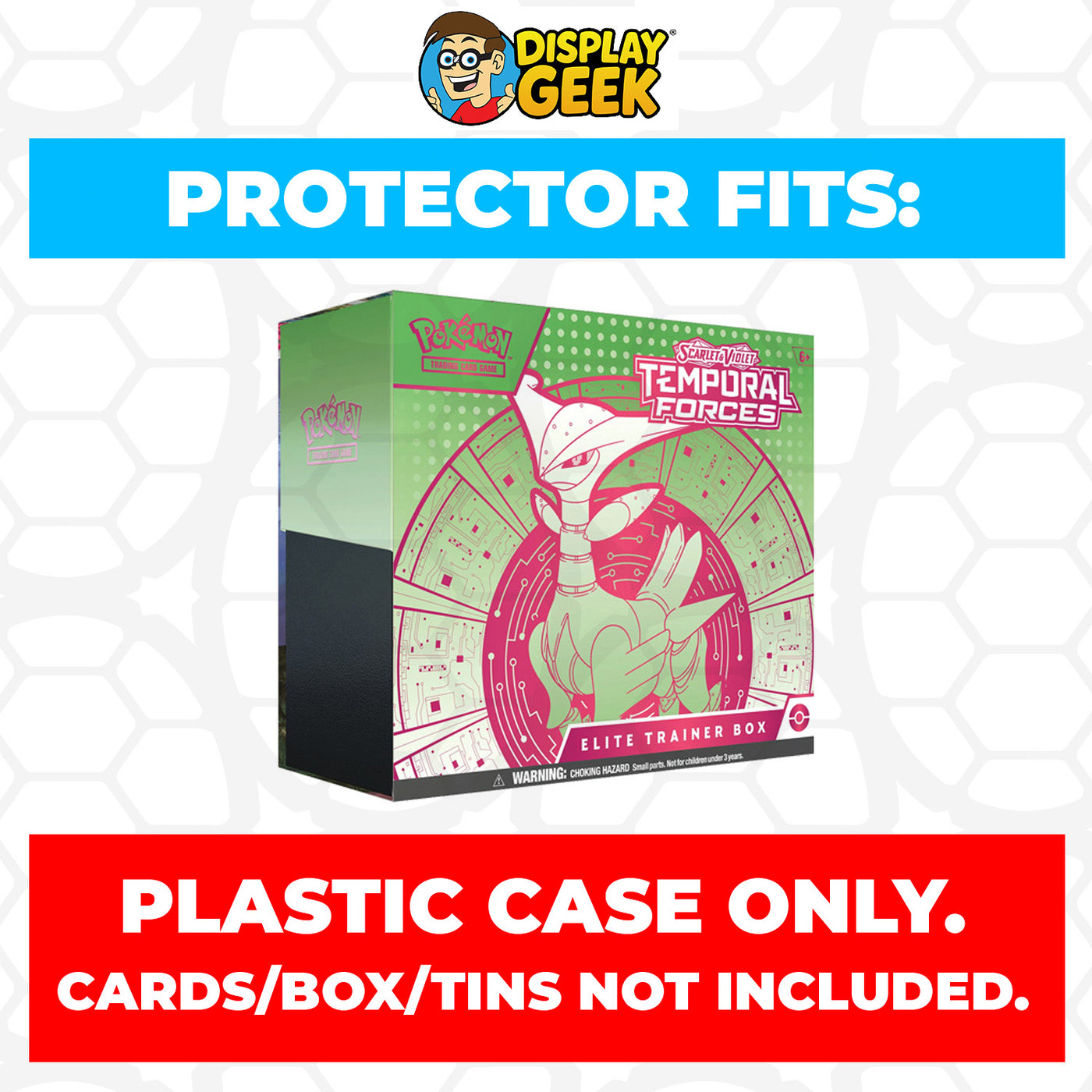 Plastic Protector for Pokemon TCG 2024 Scarlet & Violet Temporal Force ...