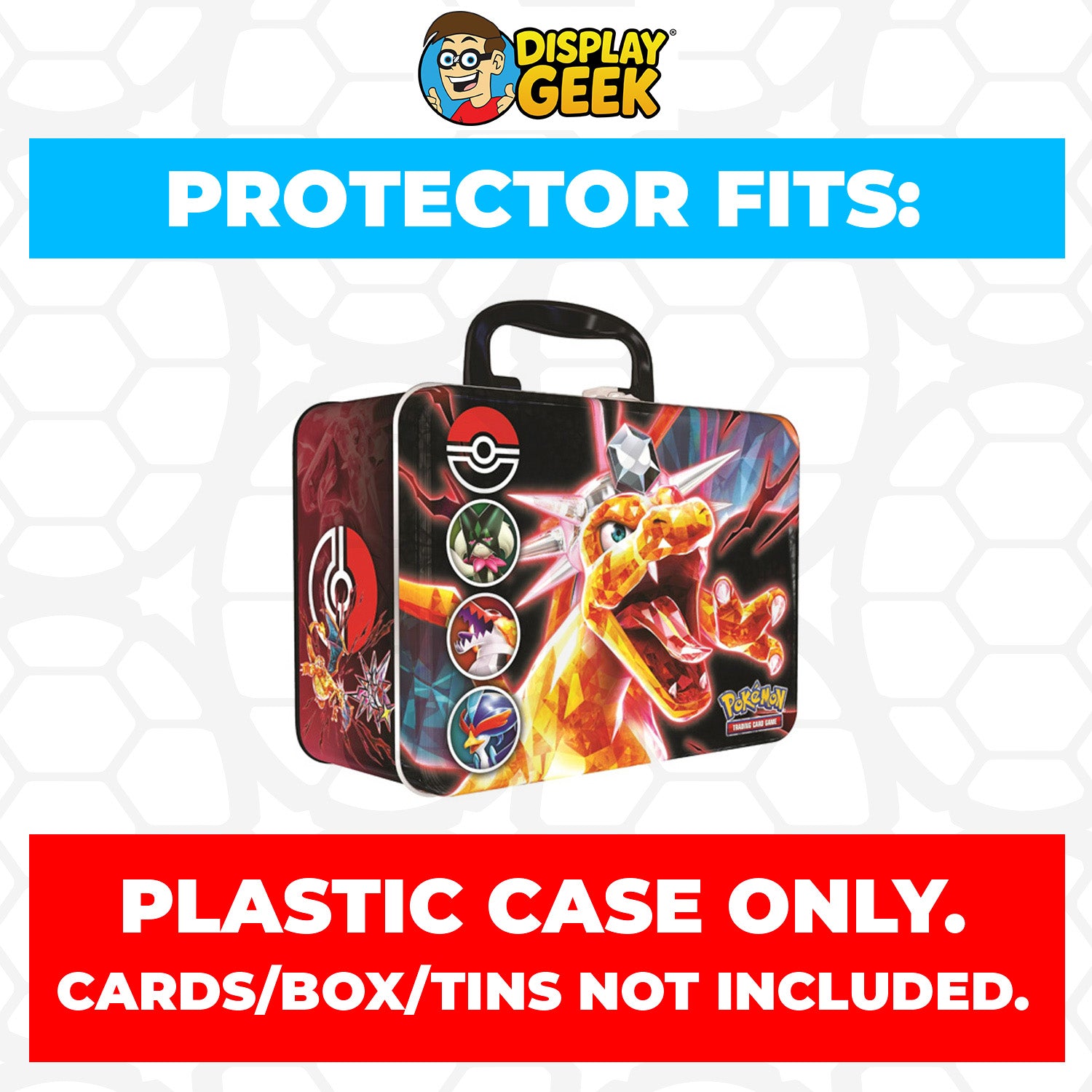 Plastic Protector for Pokemon TCG Collector Chest 2023 Charizard Display Geek, Inc. Plastic Protector for Pokemon TCG Collector Chest 2023 Charizard Display Geek, Inc.