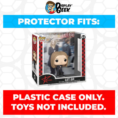 Pop Protector for Avril Lavigne Let Go #63 Funko Pop Albums on The Protector Guide App by Display Geek