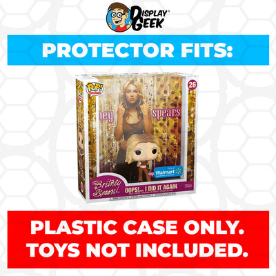 Pop Protector for Britney Spears Oops!... I Did It Again #26 Funko Pop Albums on The Protector Guide App by Display Geek