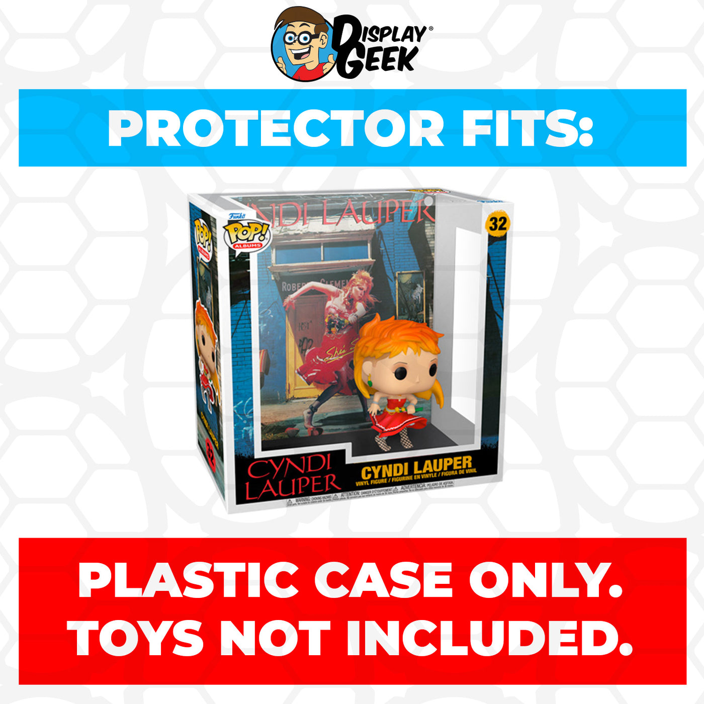 Pop Protector for Cyndi Lauper #32 Funko Pop Albums on The Protector Guide App by Display Geek