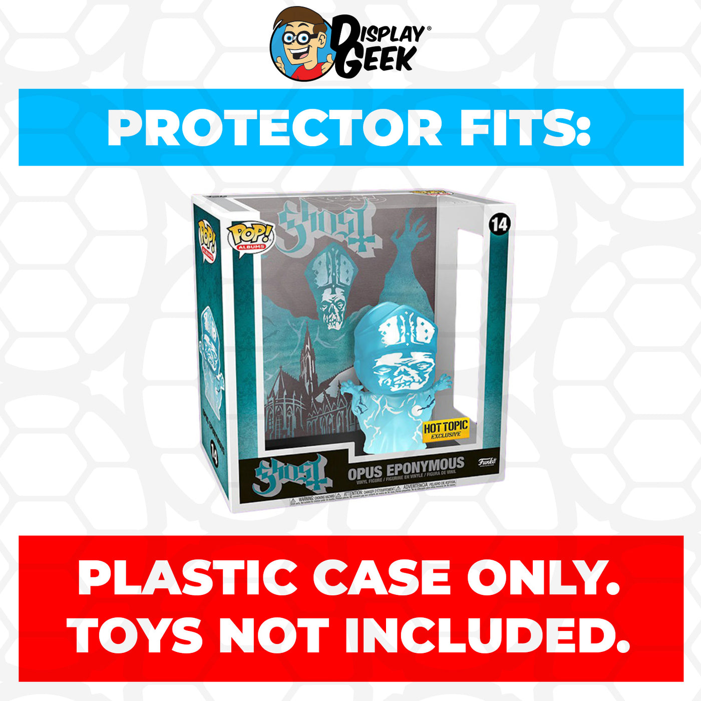 Pop Protector for Ghost Opus Eponymous #14 Funko Pop Albums on The Protector Guide App by Display Geek