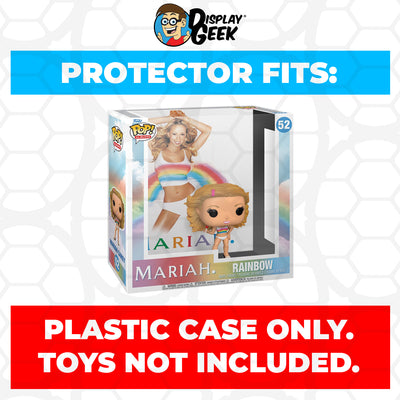 Pop Protector for Mariah Carey Rainbow #52 Funko Pop Albums on The Protector Guide App by Display Geek