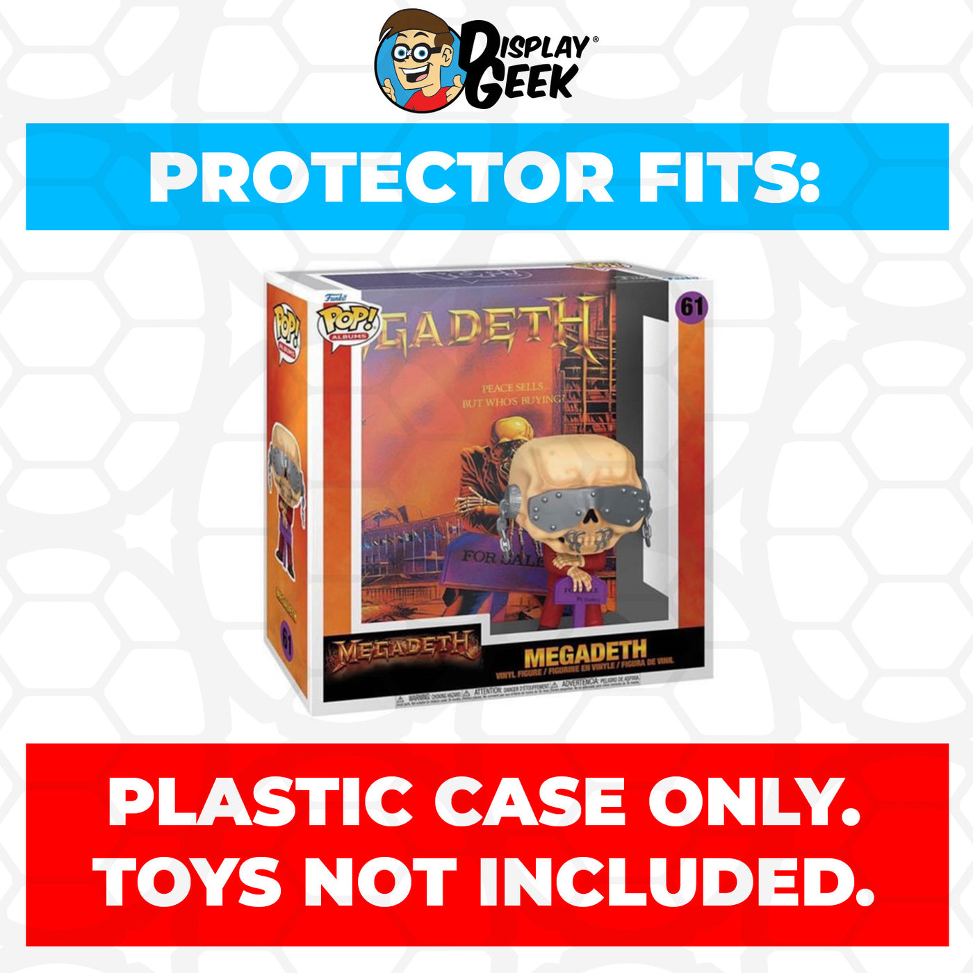 Pop Protector for Megadeth #61 Funko Pop Albums on The Protector Guide App by Display Geek