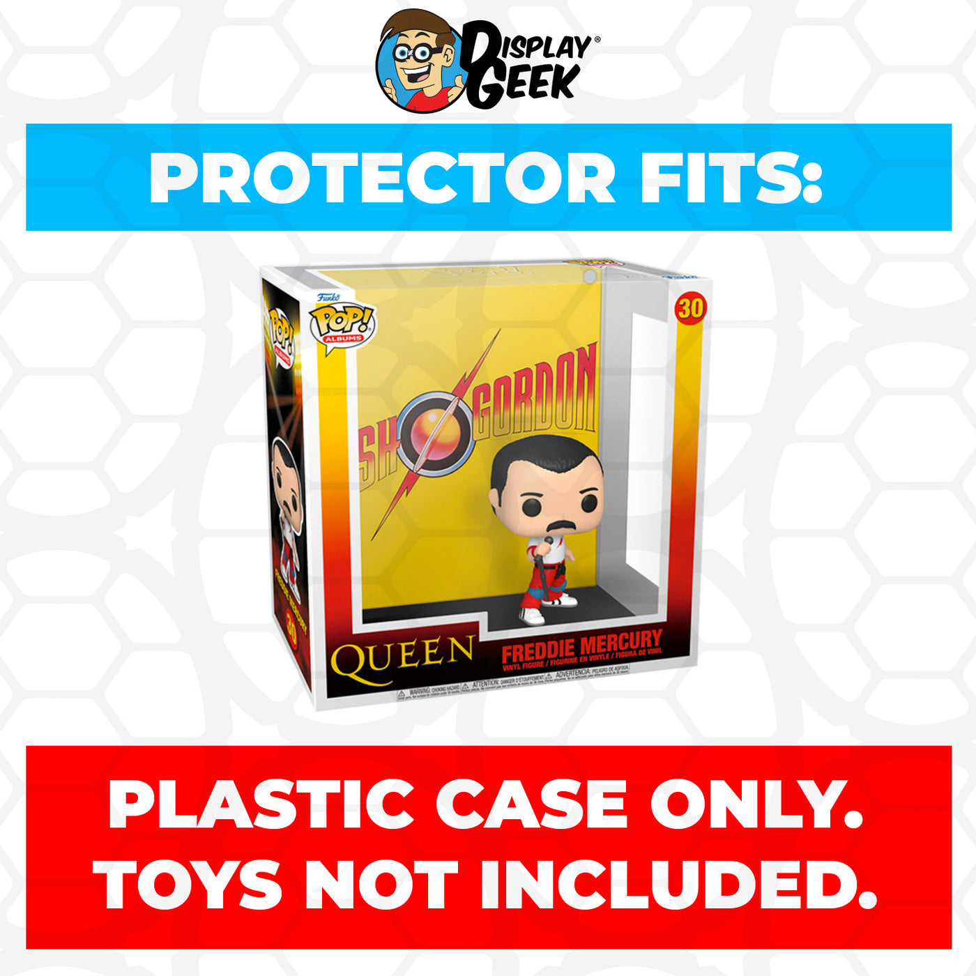 Pop Protector for Queen Flash Gordon #30 Funko Pop Albums on The Protector Guide App by Display Geek