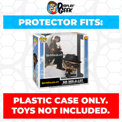 Pop Protector for Sir Mix-A-Lot Mack Daddy #49 Funko Pop Albums on The Protector Guide App by Display Geek