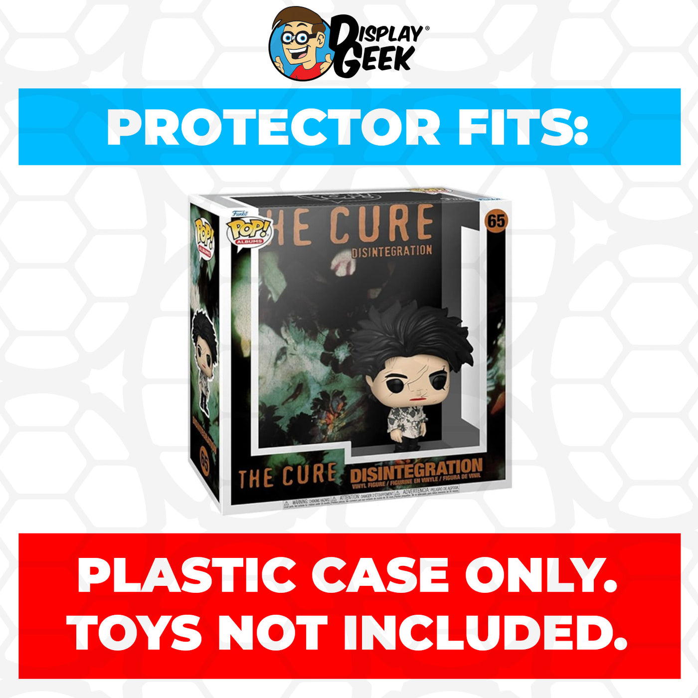 Pop Protector for The Cure Disintegration #65 Funko Pop Albums on The Protector Guide App by Display Geek