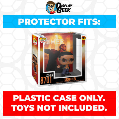 Pop Protector for Usher 8701 #39 Funko Pop Albums on The Protector Guide App by Display Geek