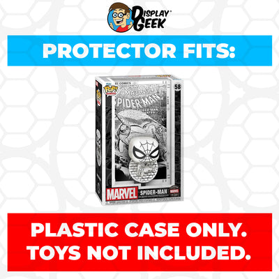 Pop Protector for The Amazing Spider-Man Wanted #58 Funko Pop Comic Covers on The Protector Guide App by Display Geek