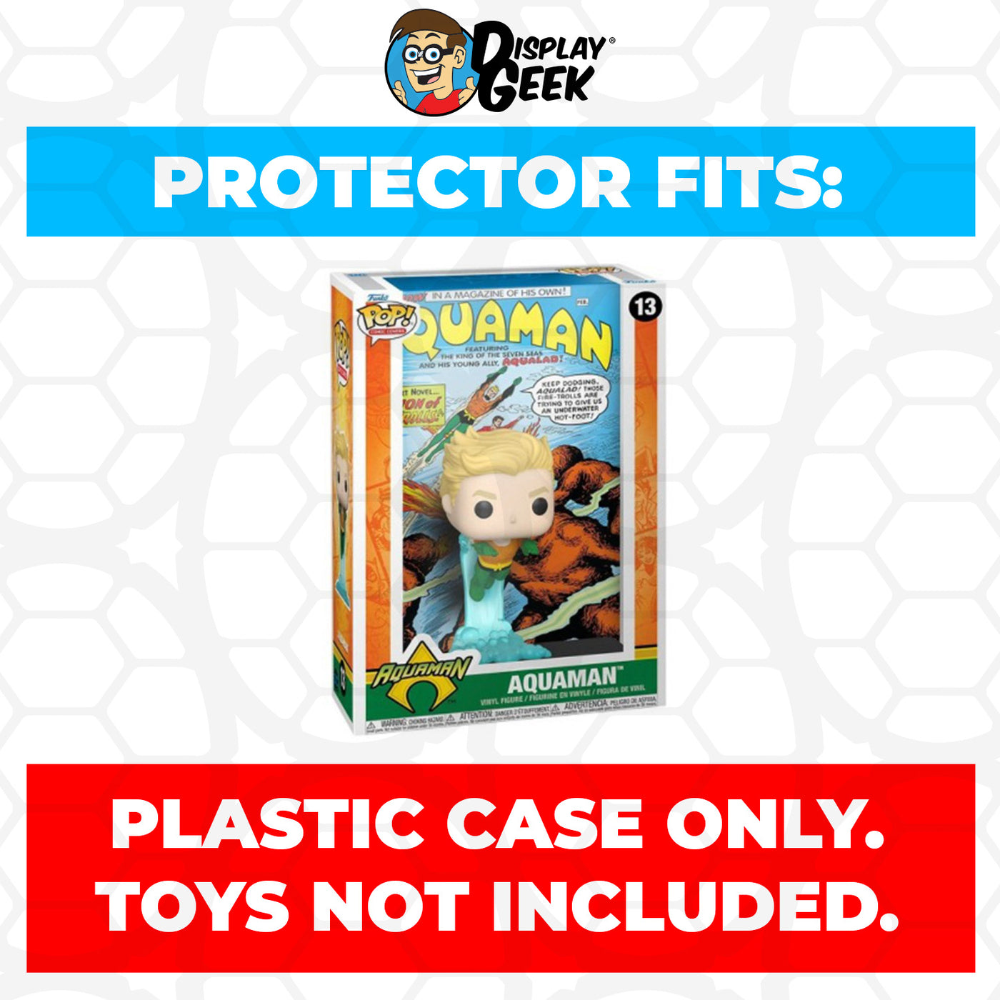 Pop Protector for Aquaman #13 Funko Pop Comic Covers on The Protector Guide App by Display Geek