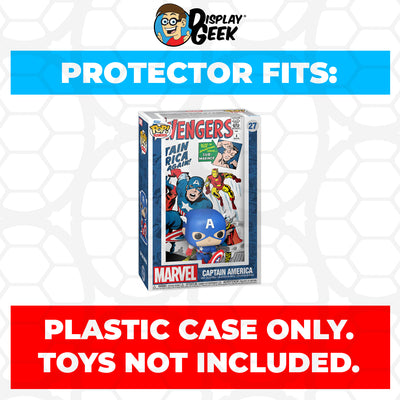 Pop Protector for Captain America #27 Funko Pop Comic Covers on The Protector Guide App by Display Geek