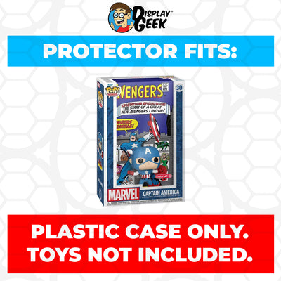 Pop Protector for Captain America #30 Funko Pop Comic Covers on The Protector Guide App by Display Geek