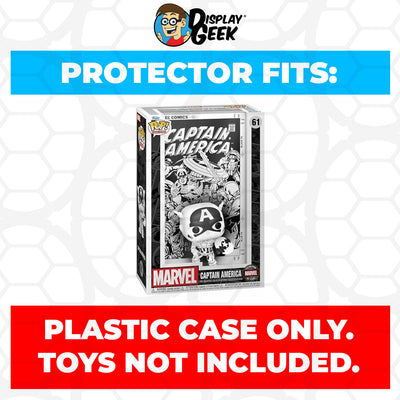 Pop Protector for Captain America #61 Funko Pop Comic Covers on The Protector Guide App by Display Geek