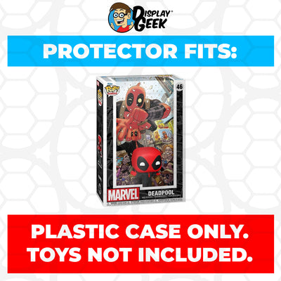 Pop Protector for Deadpool #46 Funko Pop Comic Covers on The Protector Guide App by Display Geek