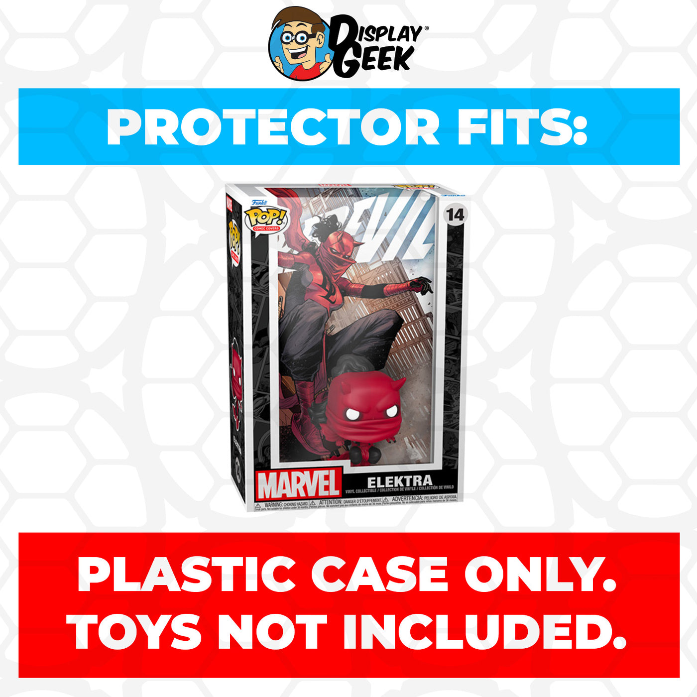 Pop Protector for Elektra #14 Funko Pop Comic Covers on The Protector Guide App by Display Geek