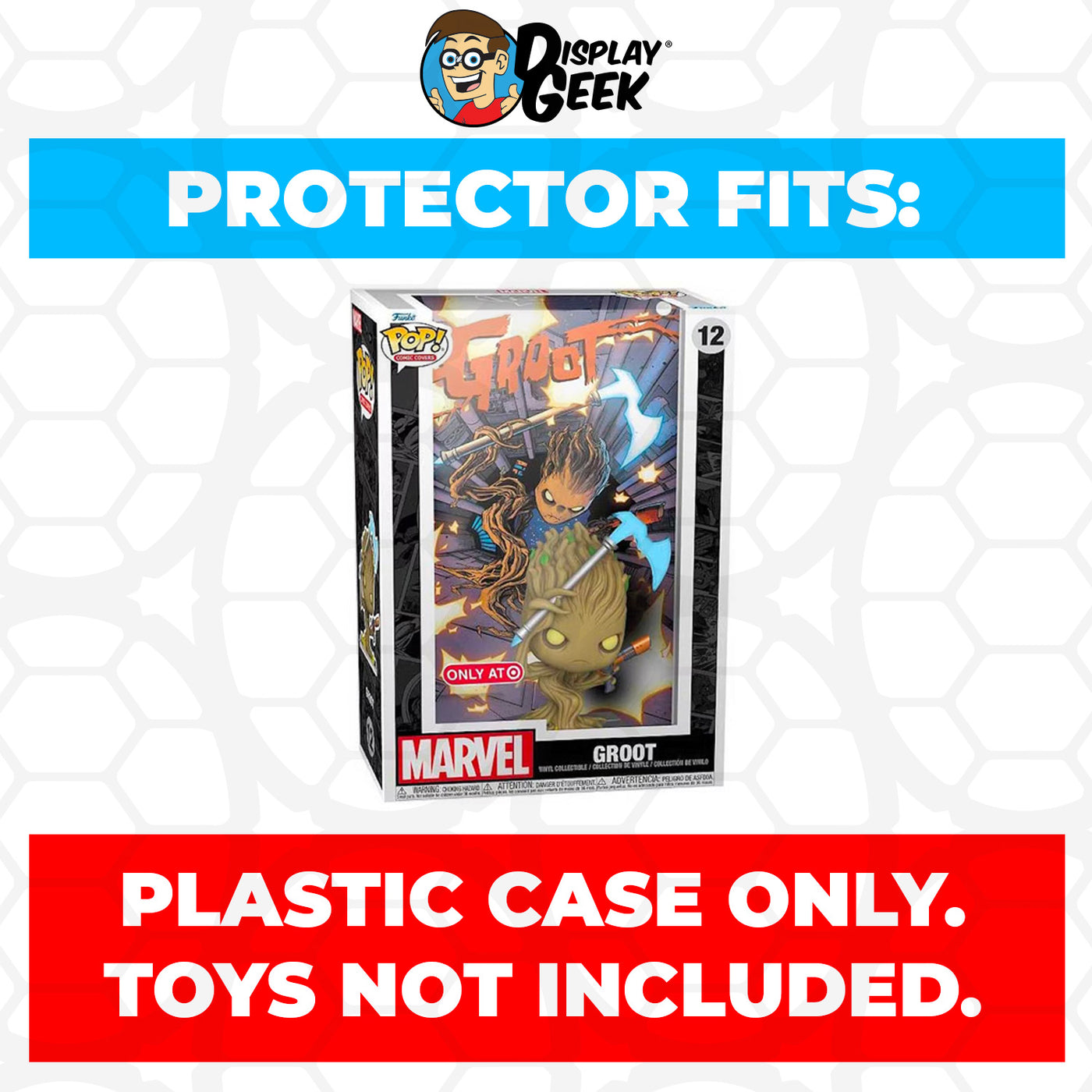 Pop Protector for Groot #12 Funko Pop Comic Covers on The Protector Guide App by Display Geek