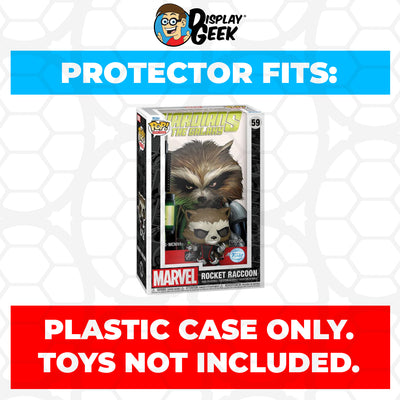 Pop Protector for Guardians of the Galaxy Rocket Raccoon #59 Funko Pop Comic Covers on The Protector Guide App by Display Geek