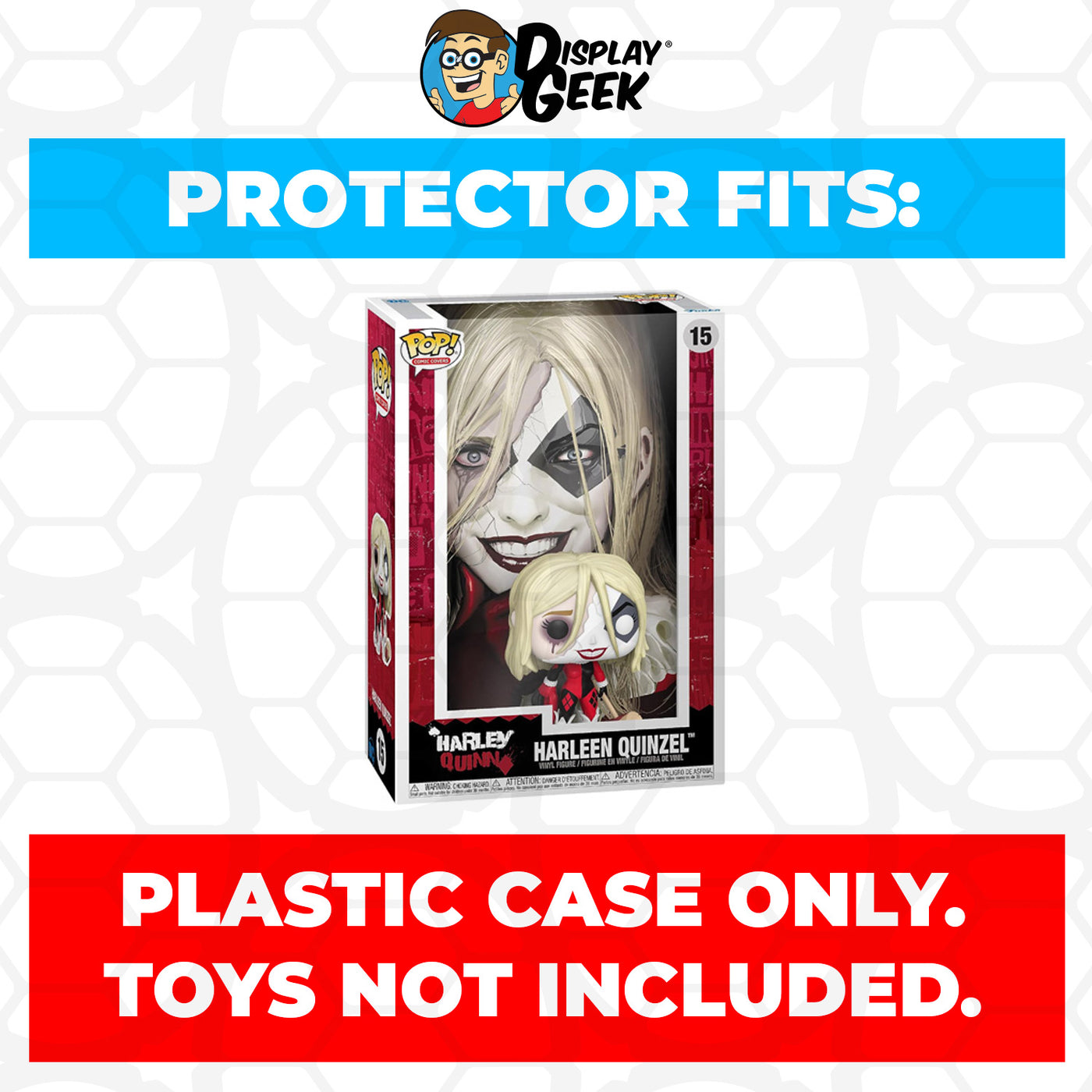 Pop Protector for Harleen Quinzel #15 Funko Pop Comic Covers on The Protector Guide App by Display Geek