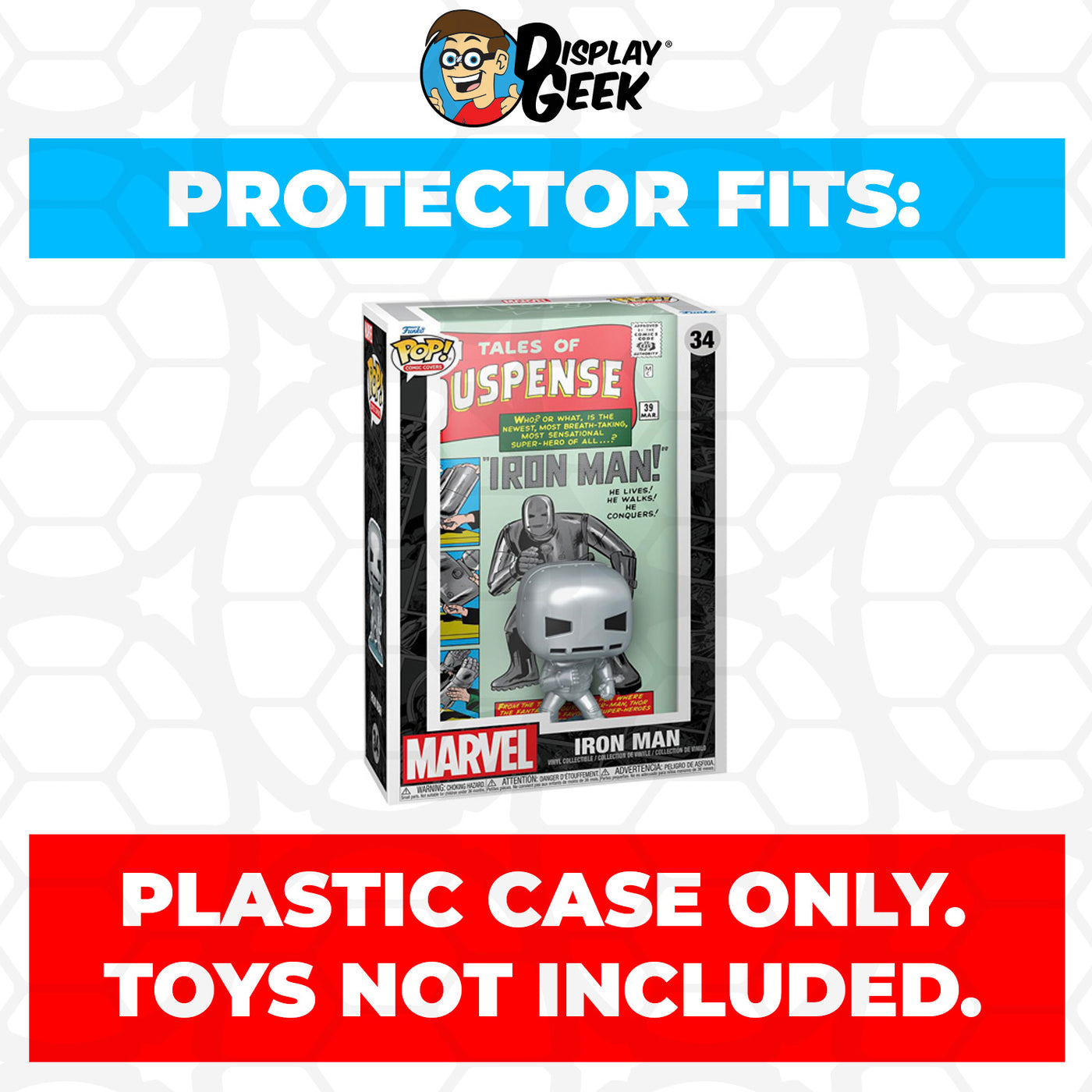Pop Protector for Iron Man Tales of Suspense #39 Funko Pop Comic Covers on The Protector Guide App by Display Geek