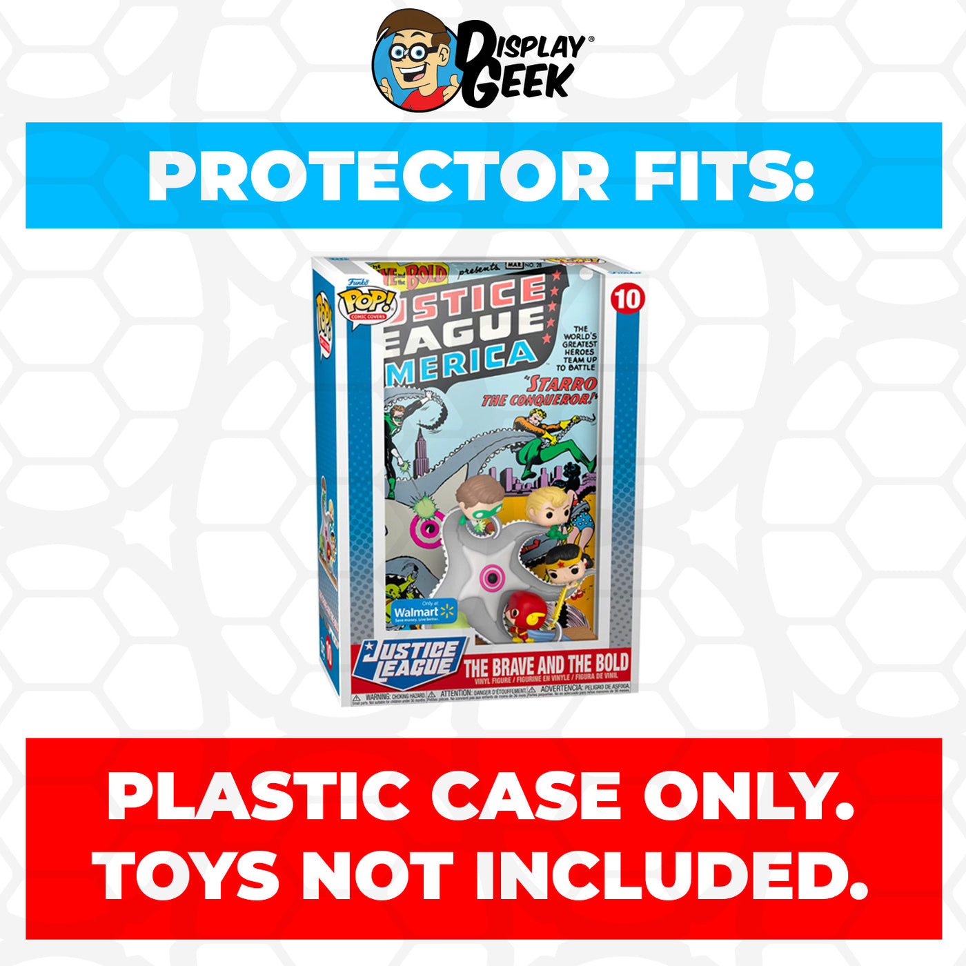 Pop Protector for Justice League Brave and the Bold #10 Funko Pop Comic Covers on The Protector Guide App by Display Geek