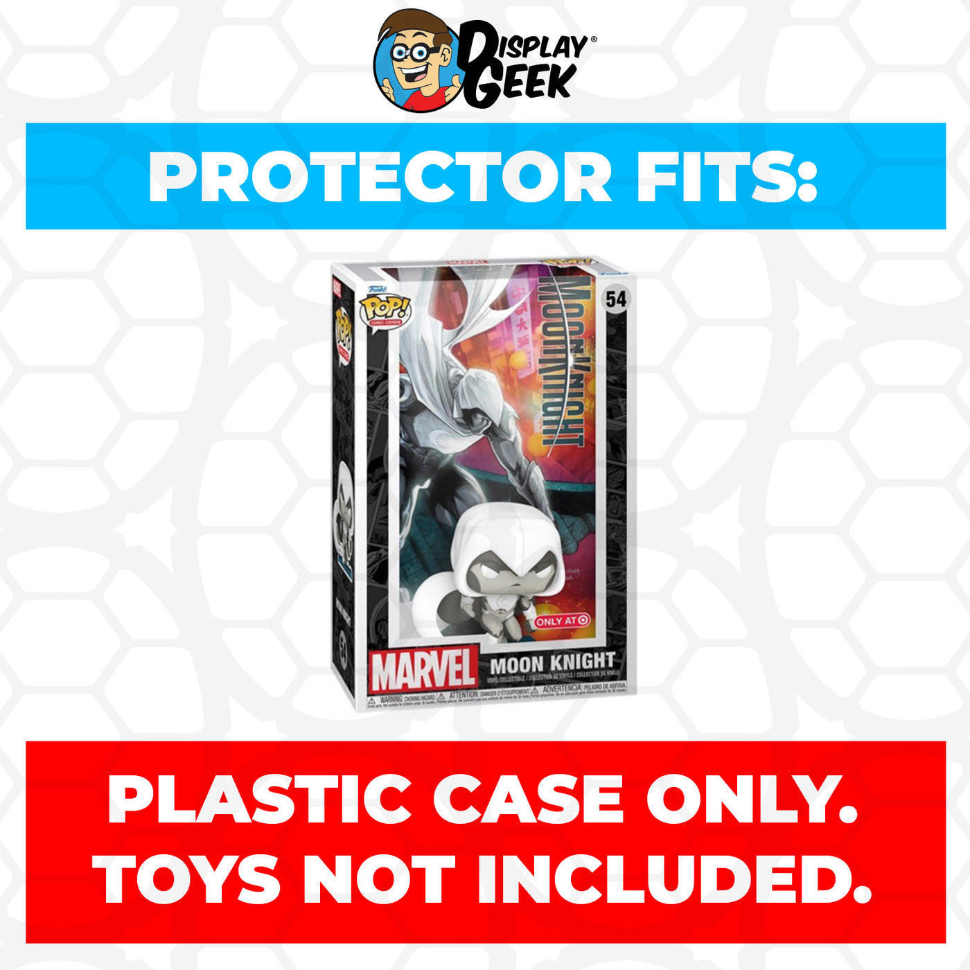 Pop Protector for Moon Knight #54 Funko Pop Comic Covers on The Protector Guide App by Display Geek