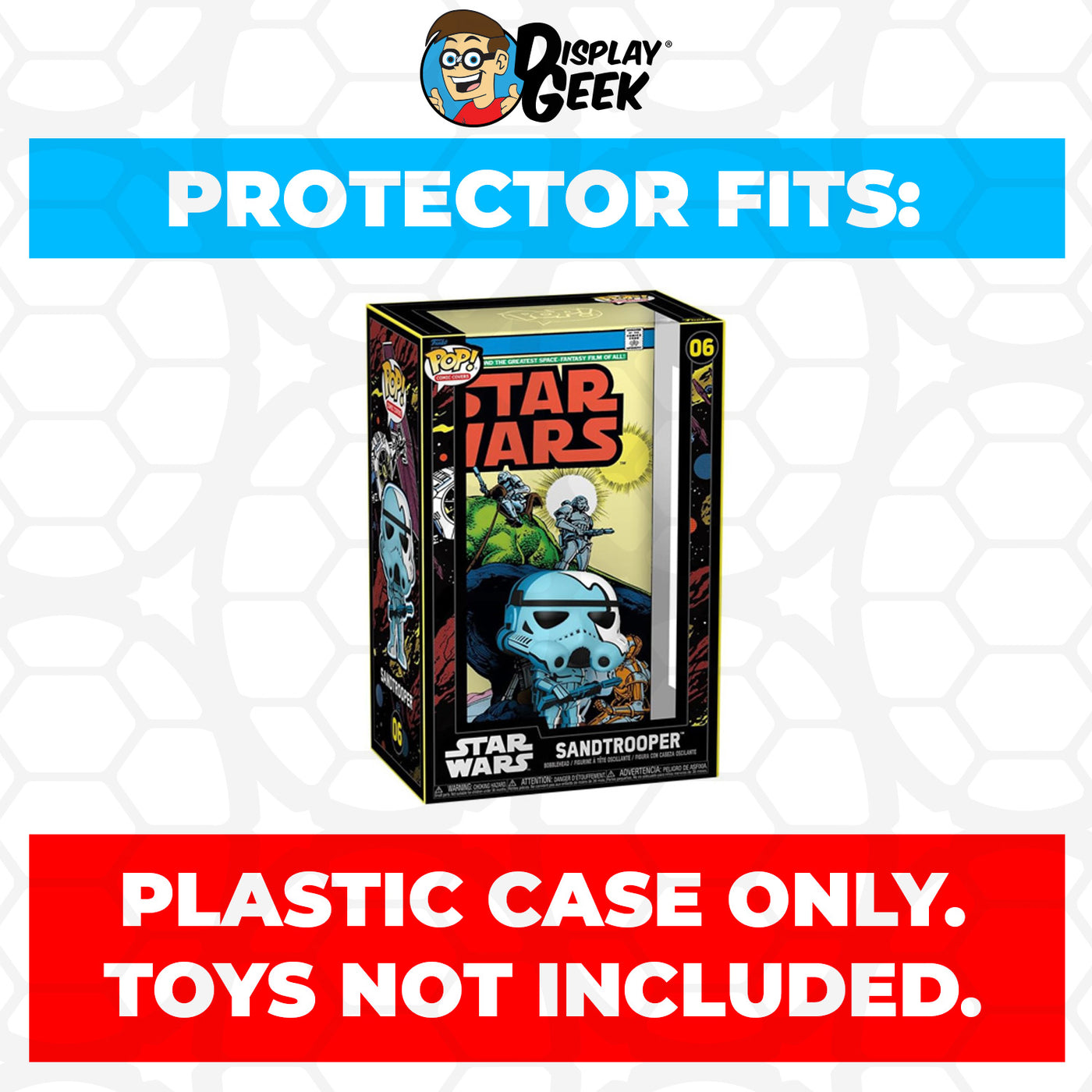 Pop Protector for Star Wars Sandtrooper #06 Funko Pop Comic Covers on The Protector Guide App by Display Geek