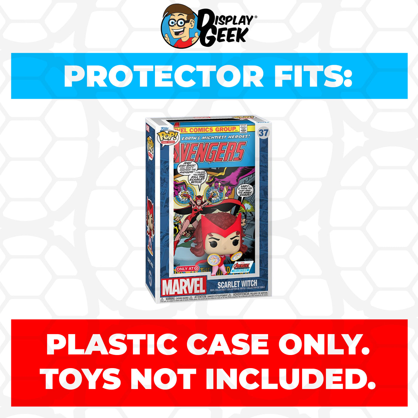 Pop Protector for Scarlet Witch #37 Funko Pop Comic Covers on The Protector Guide App by Display Geek