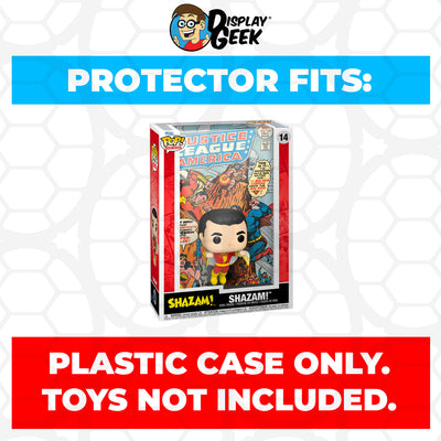 Pop Protector for Shazam #14 Funko Pop Comic Covers on The Protector Guide App by Display Geek