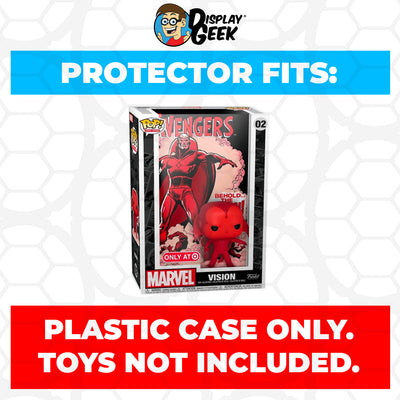 Pop Protector for Vision #02 Funko Pop Comic Covers on The Protector Guide App by Display Geek