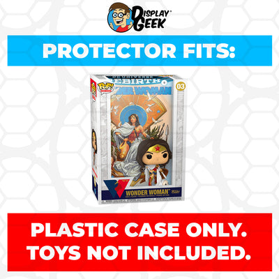 Pop Protector for Wonder Woman Rebirth #03 Funko Pop Comic Covers on The Protector Guide App by Display Geek