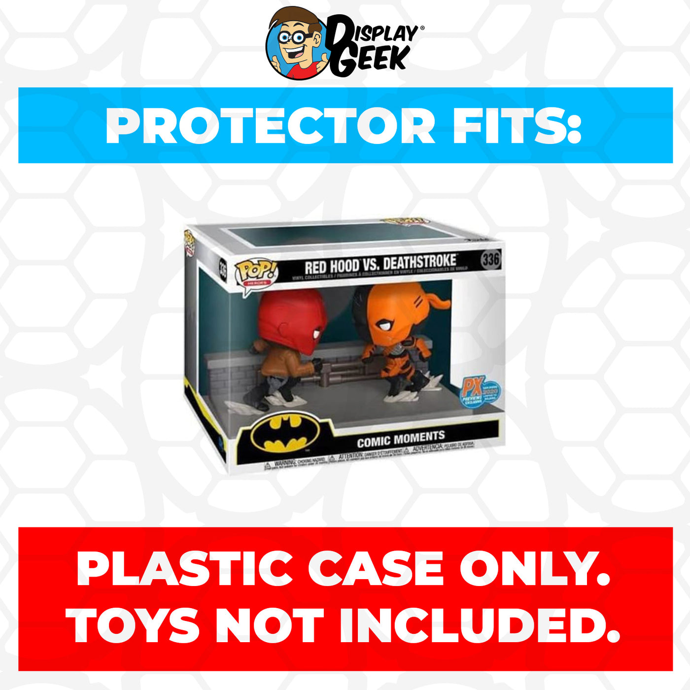 Pop Protector for Red Hood vs Deathstroke #336 Funko Pop Comic Moments on The Protector Guide App by Display Geek