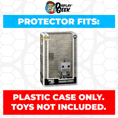 Pop Protector for Brandalised Tagging Robot #02 Funko Pop Art Covers on The Protector Guide App by Display Geek