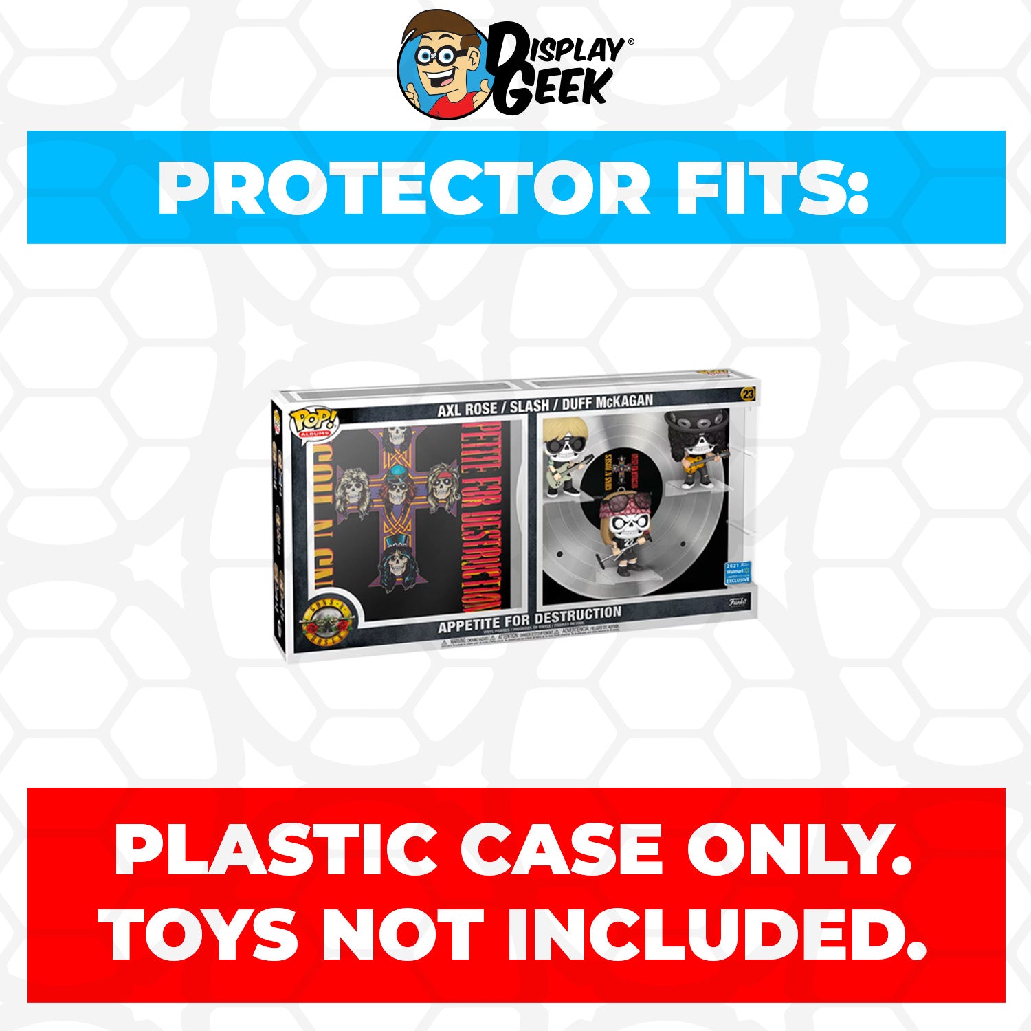 Pop Protector for Guns N Roses Appetite Destruction #23 Funko Pop Albu | Display Geek, Inc. Pop Protector for Guns N Roses Appetite Destruction #23 Funko Pop Albu | Display Geek, Inc.