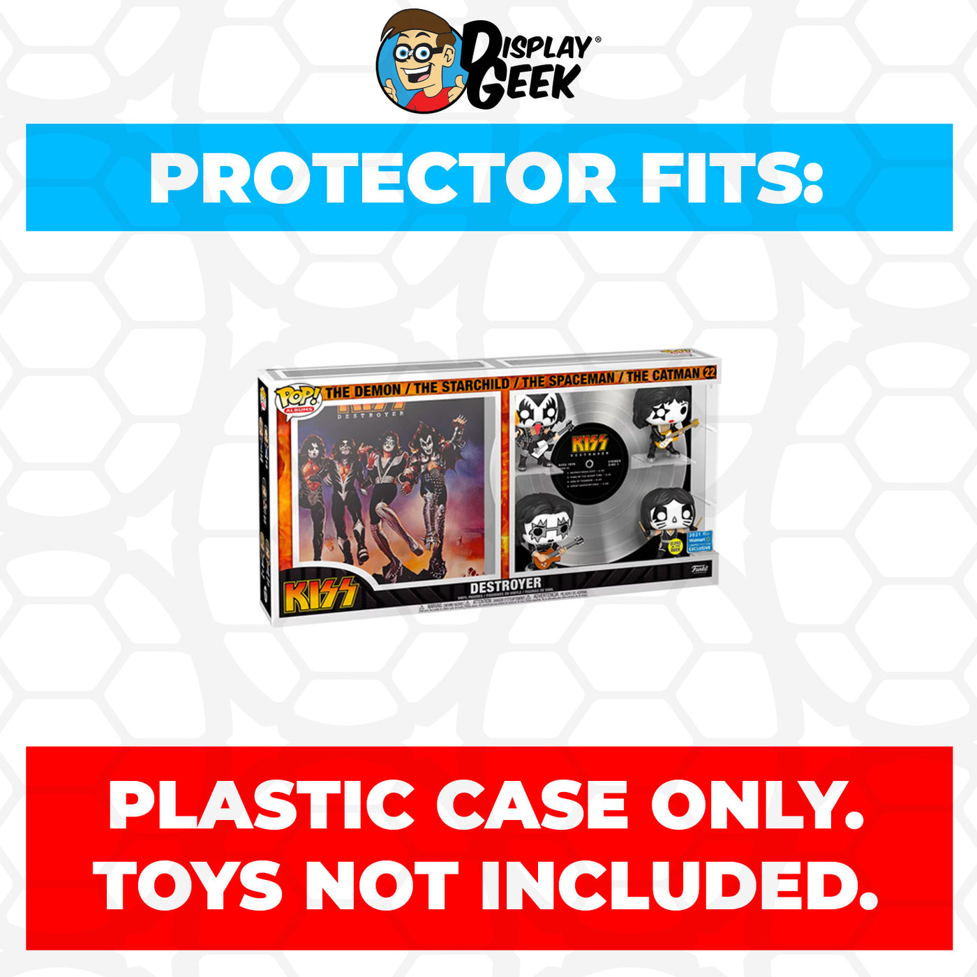 Pop Protector for KISS Destroyer GITD #22 Funko Pop Albums Deluxe on The Protector Guide App by Display Geek