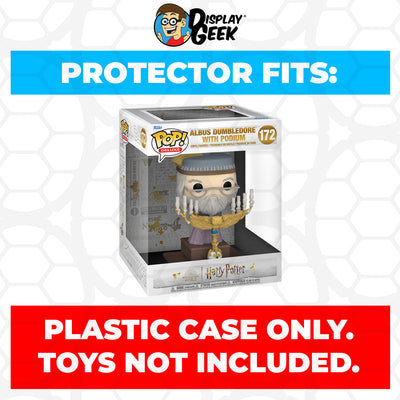 Pop Protector for Albus Dumbledore with Podium #172 Funko Pop Deluxe on The Protector Guide App by Display Geek