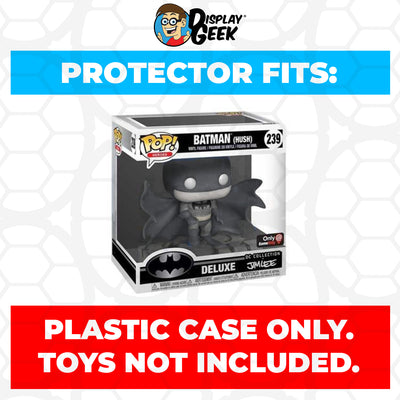 Pop Protector for Batman Hush Jim Lee Black & White #239 Funko Pop Deluxe on The Protector Guide App by Display Geek