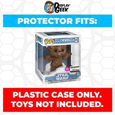 Pop Protector for Battle at Echo Base Chewbacca Flocked #374 Funko Pop Deluxe on The Protector Guide App by Display Geek